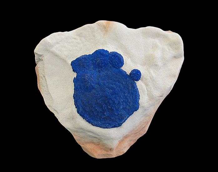 Azurite, Malbunka Copper Mine, Areyonga, Gardiner Range, MacDonnell Region, Northern Territory, Australia