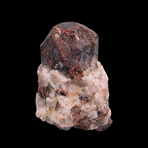 Almandine with Cleavelandite on Quartz & Albite, Southern Pacific Silica Quarry, Nuevo, Lakeview Mountains, Riverside County, CA