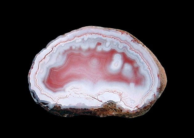 Agate, Setz Quarry, Idar, Idar-Oberstein, Birkenfeld, Rhineland-Palatinate, Germany