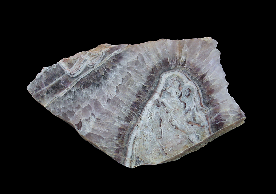 Amethyst with Agate & Hematite, Schlottwitz, Glash&uuml;tte, S&auml;chsische Schweiz-Osterzgebirge, Saxony, Germany