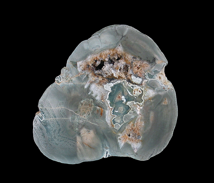Chalcedony and Quartz with Hematite, Lierbach Valley, Oppenau, Oberes Renchtal, Ortenaukreis, Freiburg Region, Baden-W&uuml;rttemberg, Germany