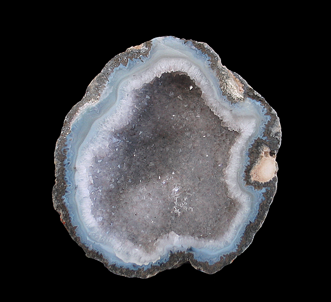 Quartz, Calcite & Chalcedony geode, Las Choyas, Aldama Municipality, Chihuahua, Mexico