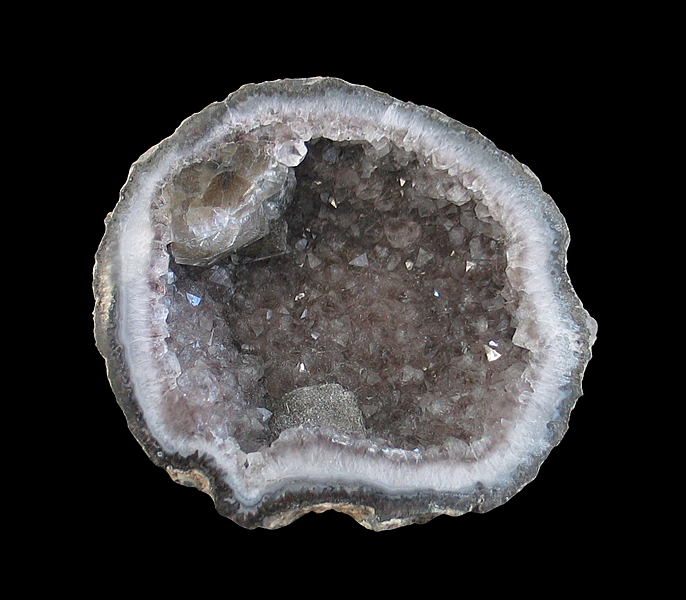 Quartz, Calcite & Chalcedony geode, Las Choyas, Aldama Municipality, Chihuahua, Mexico