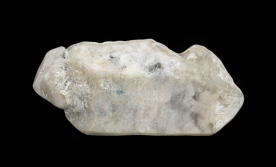 Quartz with Montmorillonite inclusions, White Queen Mine, Hiriart Mountain, Pala, Pala Mining District, San Diego County, CA