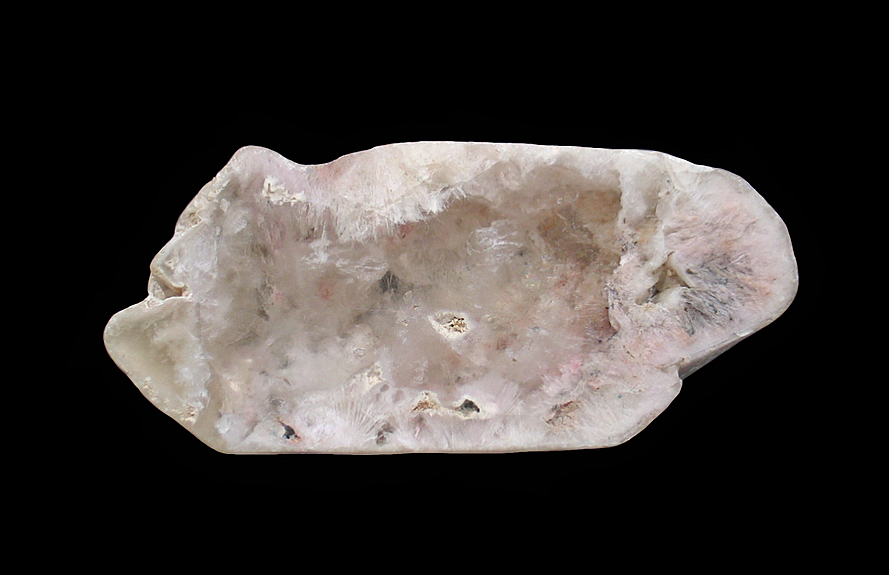 Quartz with Montmorillonite inclusions, White Queen Mine, Hiriart Mountain, Pala, Pala Mining District, San Diego County, CA