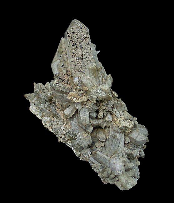 Quartz with Anatase, Brookite & Chlorite, Zard Mountain, Ras Koh Mountains, Kharan District, Balochistan, Pakistan