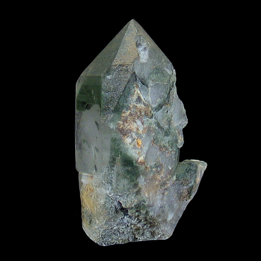 Quartz with Chlorite inclusions, Schin gorge, Grisons, Switzerland