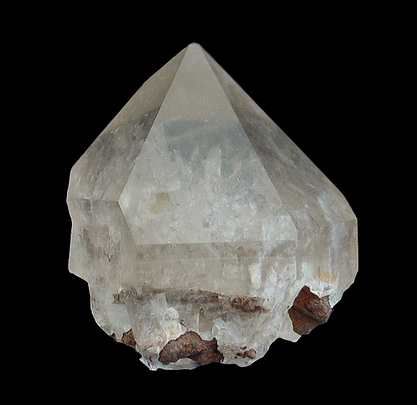 Quartz with Pyrite inclusions, Serra do Cabral, Buen&oacute;polis, Minas Gerais, Brazil