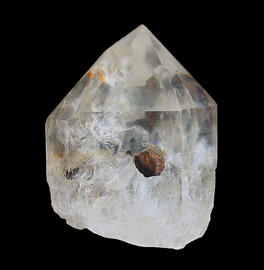 Quartz with Pyrite inclusions, Serra do Cabral, Buen&oacute;polis, Minas Gerais, Brazil