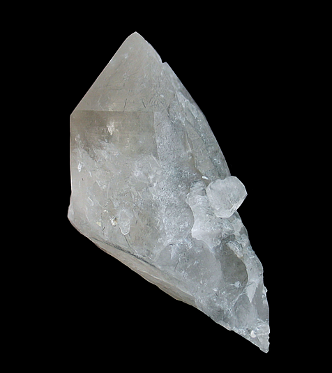Quartz with Tourmaline inclusions, PC Mine, Cataract Mining District, Jefferson County, MT