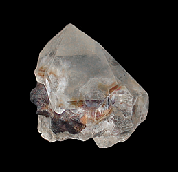 Quartz with Pyrite inclusions, Serra do Cabral, Buen&oacute;polis, Minas Gerais, Brazil