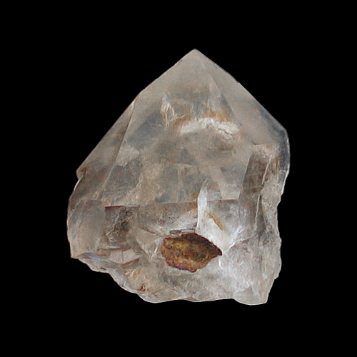 Quartz with Pyrite inclusions, Serra do Cabral, Buen&oacute;polis, Minas Gerais, Brazil