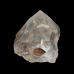 Quartz with Pyrite inclusions, Serra do Cabral, Buen&oacute;polis, Minas Gerais, Brazil