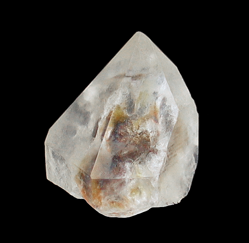 Quartz with Pyrite inclusions, Serra do Cabral, Buen&oacute;polis, Minas Gerais, Brazil