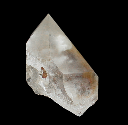 Quartz with Pyrite inclusions, Serra do Cabral, Buen&oacute;polis, Minas Gerais, Brazil