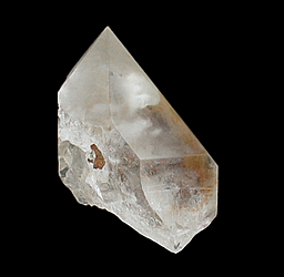 Quartz with Pyrite inclusions, Serra do Cabral, Buen&oacute;polis, Minas Gerais, Brazil