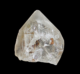Quartz with Pyrite inclusions, Serra do Cabral, Buen&oacute;polis, Minas Gerais, Brazil