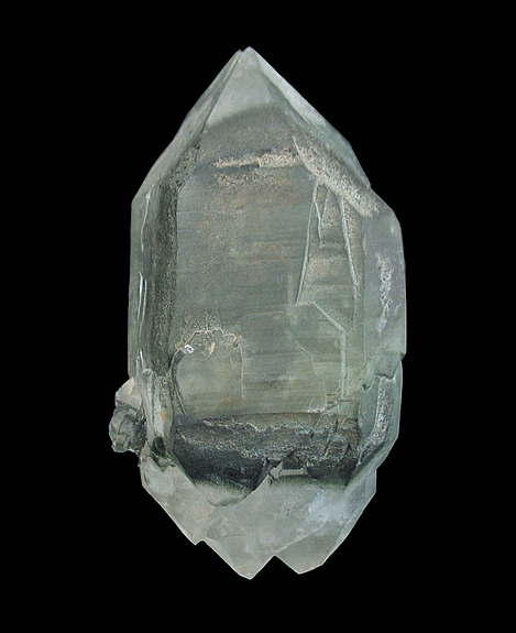Quartz with hematite and Chlorite inclusions, Goschenen, Reuss Valley, Uri, Switzerland