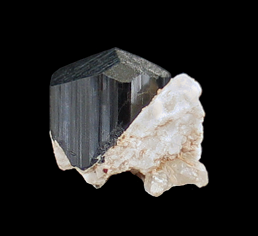 Schorl on Albite, Fano Mine, Little Cahuilla Mountain, Cahuilla Mining District, Riverside County, CA