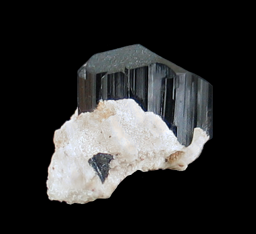 Schorl on Albite, Fano Mine, Little Cahuilla Mountain, Cahuilla Mining District, Riverside County, CA